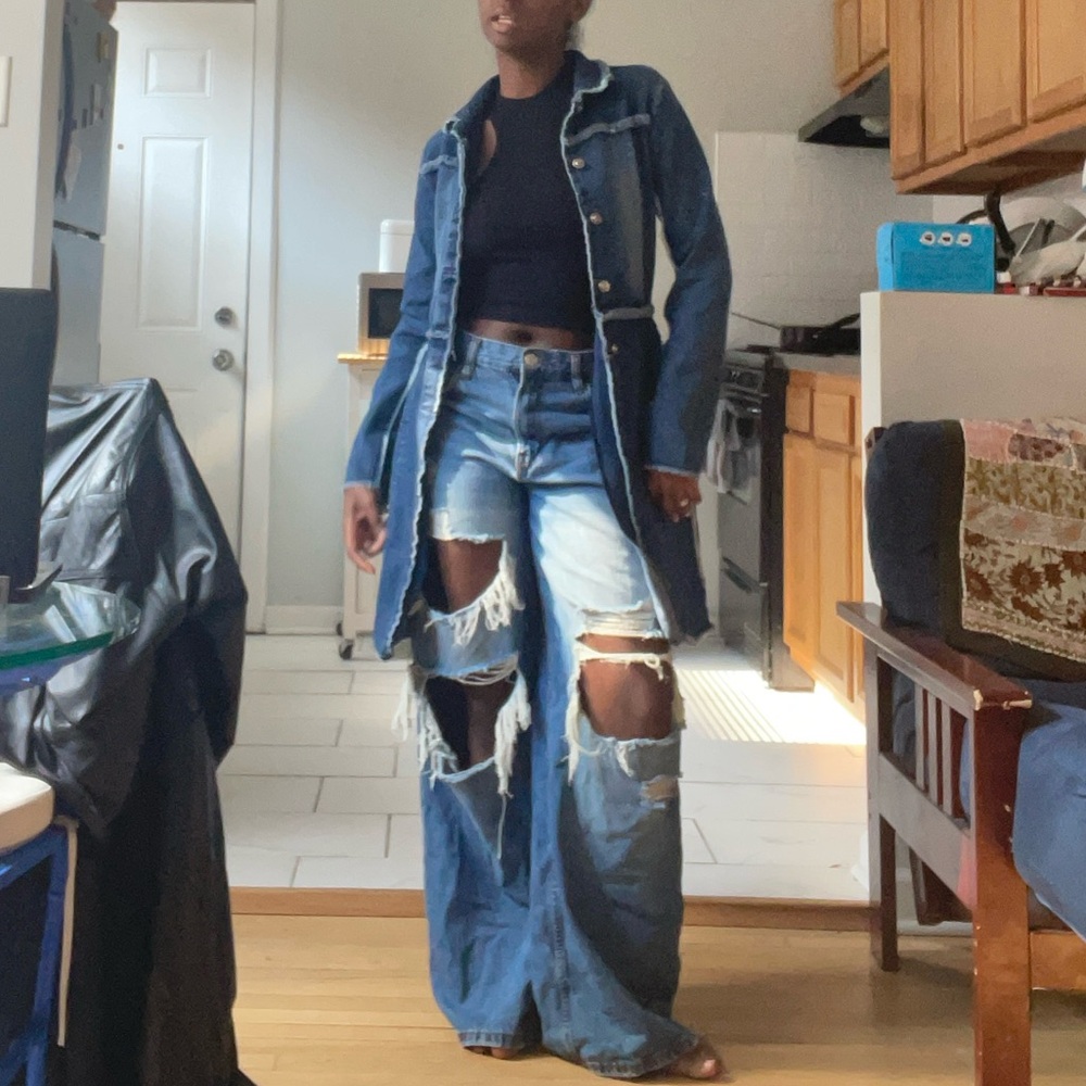 Younique Denim Jacket with Red Label